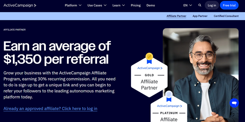 Active Campaign Affiliate Program