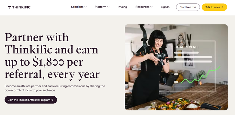 Thinkific Affiliate Program